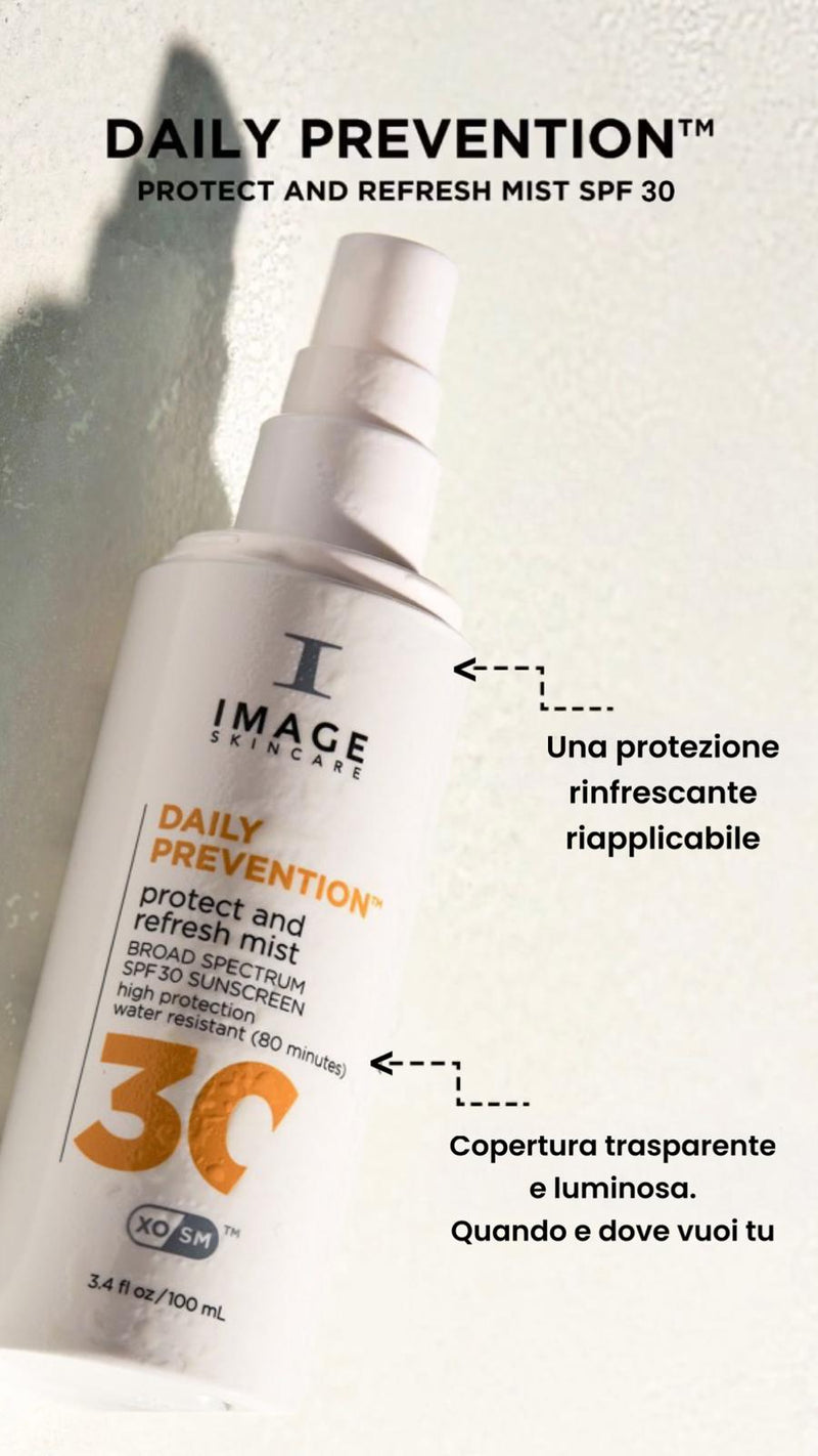 New Daily Prevention protect and refresh mist SPF 30